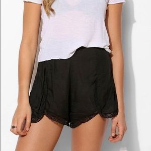 URBAN OUTFITTERS Pins and Needles Lace Trim Shorts